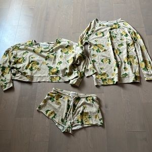 Obey propaganda 3 piece lounge set size XS